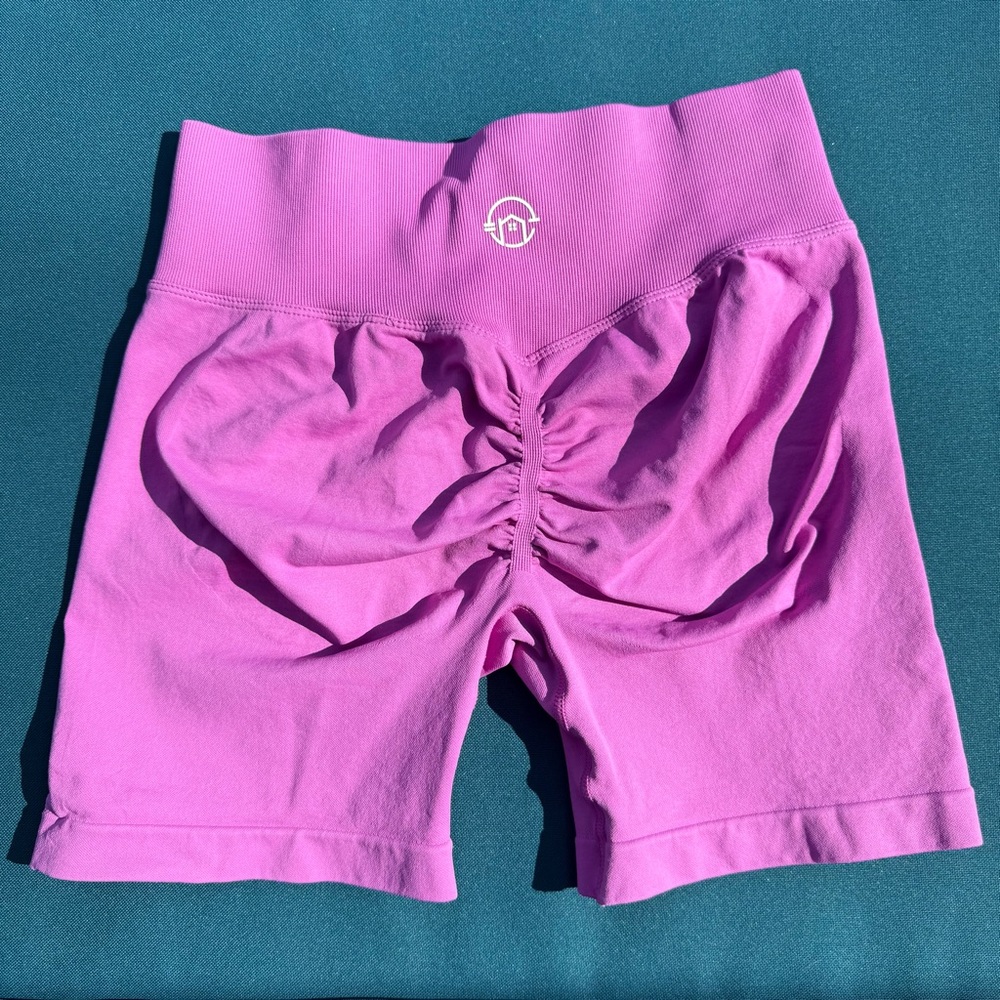 Vibrant Pink Athletic Shorts for Women